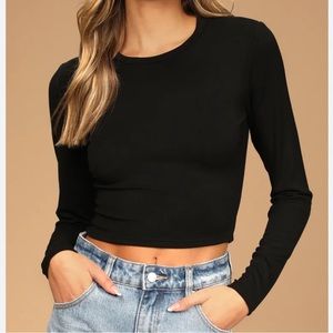 Women's Striped Crop Top